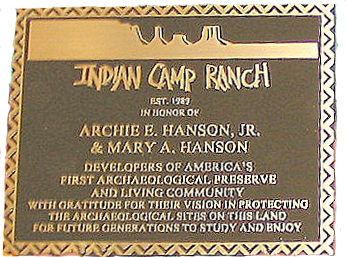 20th Anniversary Plaque